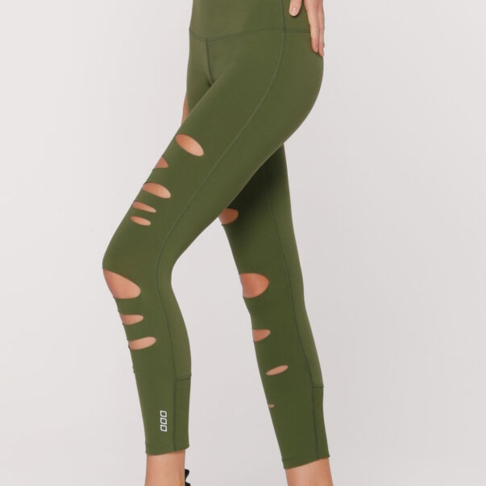 Lorna Jane Slashed Leggings Size Small